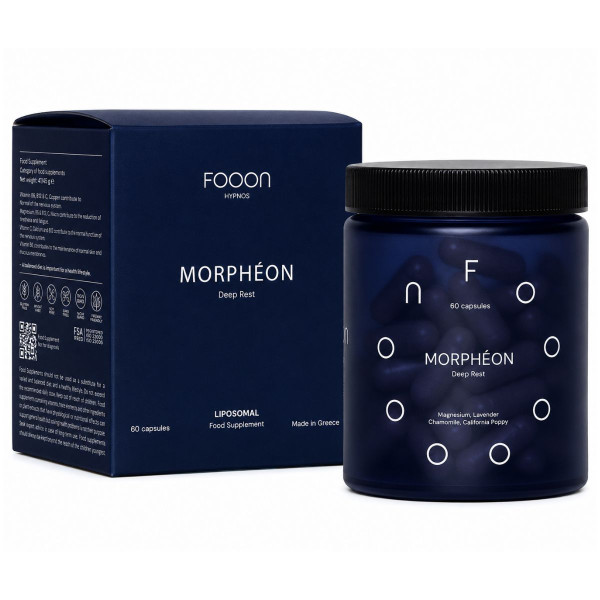 ФОООН Морфеон (FOOON MORPHEON) ліпосомальний комплекс з магнієм бісгліцинат, мелісою та лавандою капсули флакон №60