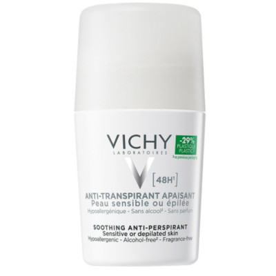 Дезодорант-антиперспірант кульковий Vichy (Віши) 48h Sensitive для чутливої шкіри 50 мл
