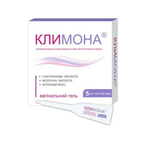 КЛИМОНА гель для інтимної гігієни зволожуючий 5 мл туба №5