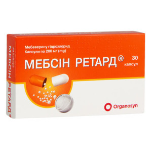 МЕБСІН РЕТАРД капсули 200 мг №30 (10х3)
