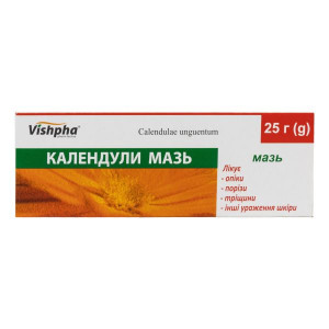 КАЛЕНДУЛИ МАЗЬ мазь туба 25 г Vishpha