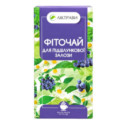 Фіточай Ліктрави Для підшлункової залози фільтр-пакети 1,5 г №20