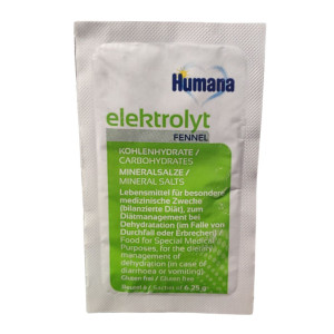 Суміш регідратаційна Humana Elektrolyt  (Хумана Електроліт) з фенхелем 6,25 г