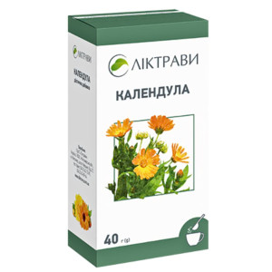 Календули квітки пачка з внутрішнім пакетом 40 г Ліктрави