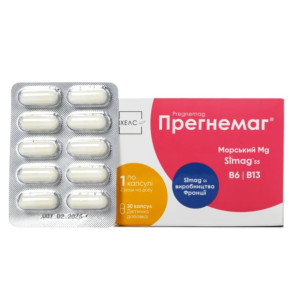 Прегнемаг капсули 400 мг №30