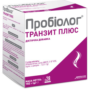 Пробіолог Транзит Плюс порошок для регулювання мікрофлори кишечника стіки 6,5 г №28
