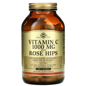 СОЛГАР (SOLGAR) Vitamin C 1000 мг with Rose Hips таблетки №100