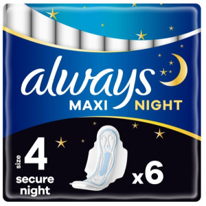 Прокладки ALWAYS Classic гігієнічні Maxi Night  6 шт
