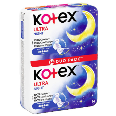 Прокладки Kotex Ultra Night Duo №14