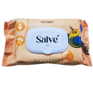 Серветки косметичні вологі Salve Універсальні №120