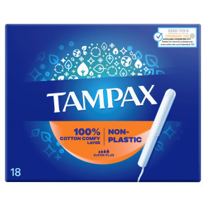 Тампони жіночі гігієничні з аплікатором Tampax Super Plus Duo 18 шт