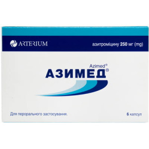 АЗИМЕД  капсули 250 мг №6