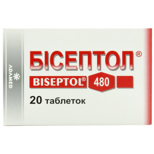 БІСЕПТОЛ таблетки 400 мг/80 мг №20 (20х1)