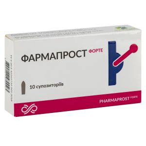 ФАРМАПРОСТ Форте супозиторії (свічки) ректальні №10 (5х2)