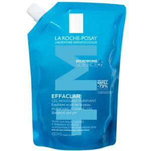 Гель-мус La Roche-Posay (Ля Рош-Позе)  Effaclar +М для очищення жирної і проблемної шкіри змінний блок 400 мл