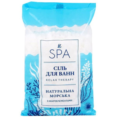 Сіль морська SPA Морська натуральна для ванн пакет 1 кг