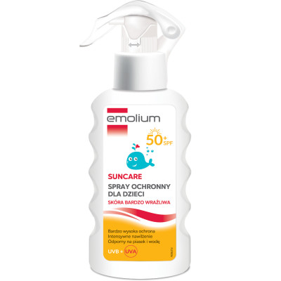 Спрей сонцезахисний дитячий Emolium (Емоліум) Suncare SPF50+ 175 мл