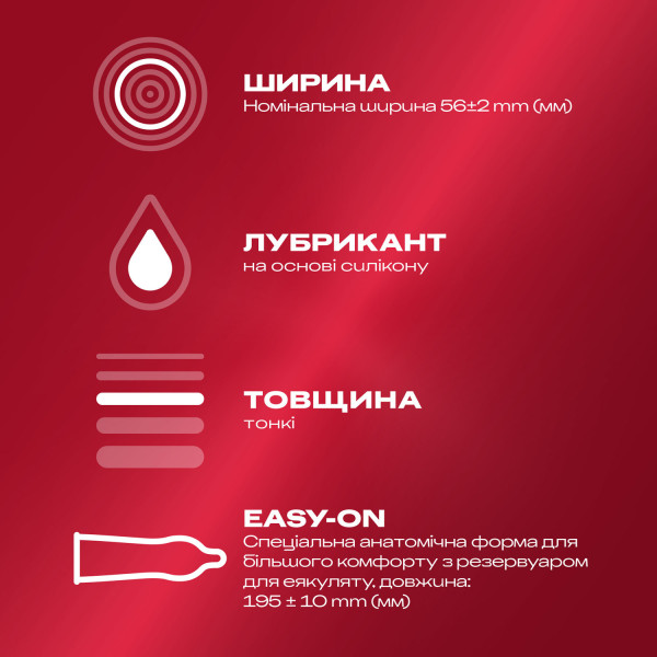 Презервативи латексні з силіконовою змазкою Durex® Elite (особливо тонкі) упаковка 12 шт