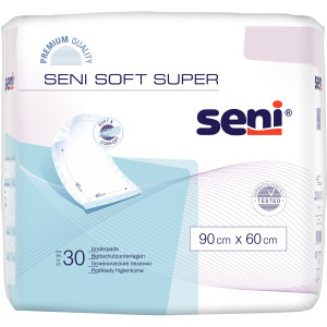 Пелюшки гігієнічні одноразові SENI SOFT Super вбираючі 90х60 30 шт