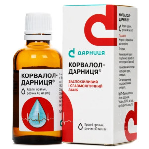 КОРВАЛОЛ-ДАРНИЦЯ краплі оральні розчин флакон 40 мл
