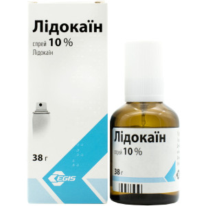 ЛІДОКАЇН спрей 10 %  флакон 38 г Egis