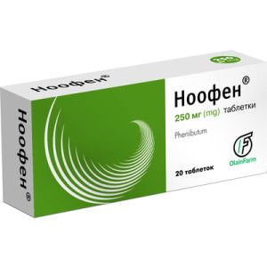 НООФЕН таблетки 250 мг №20 (10х2)