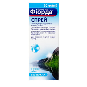 ФІОРДА спрей для ротової порожнини і горла флакон 30 мл