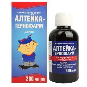 АЛТЕЙКА-ТЕРНОФАРМ сироп флакон скляний  з ложкою мірною 200 мл 