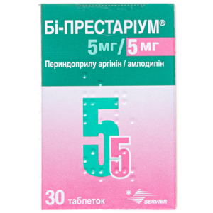 БІ-ПРЕСТАРІУМ 5 МГ/5 МГ таблетки №30