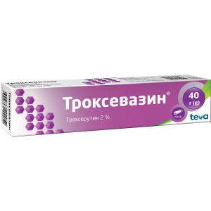 ТРОКСЕВАЗИН гель 2% туба 40 г
