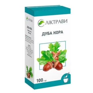 ДУБА КОРА кора пачка з внутрішнім пакетом 100 г Ліктрави
