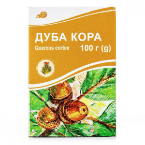 ДУБА КОРА кора пачка з внутрішнім пакетом 100 г Лубнифарм