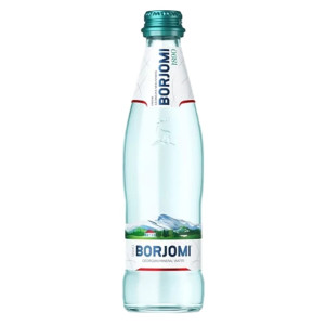Вода мінеральна сильногазована Боржомі (Borjomi) скляна пляшка 0,33 л