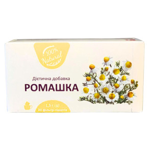 РОМАШКА квітки фільтр-пакети 1,5 г №20