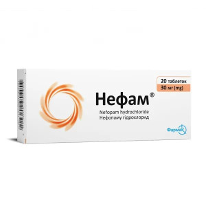 НЕФАМ таблетки вкриті плівковою оболонкою 30 мг №20 (10х2)