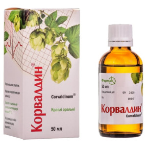 КОРВАЛДИН краплі оральні флакон 50 мл